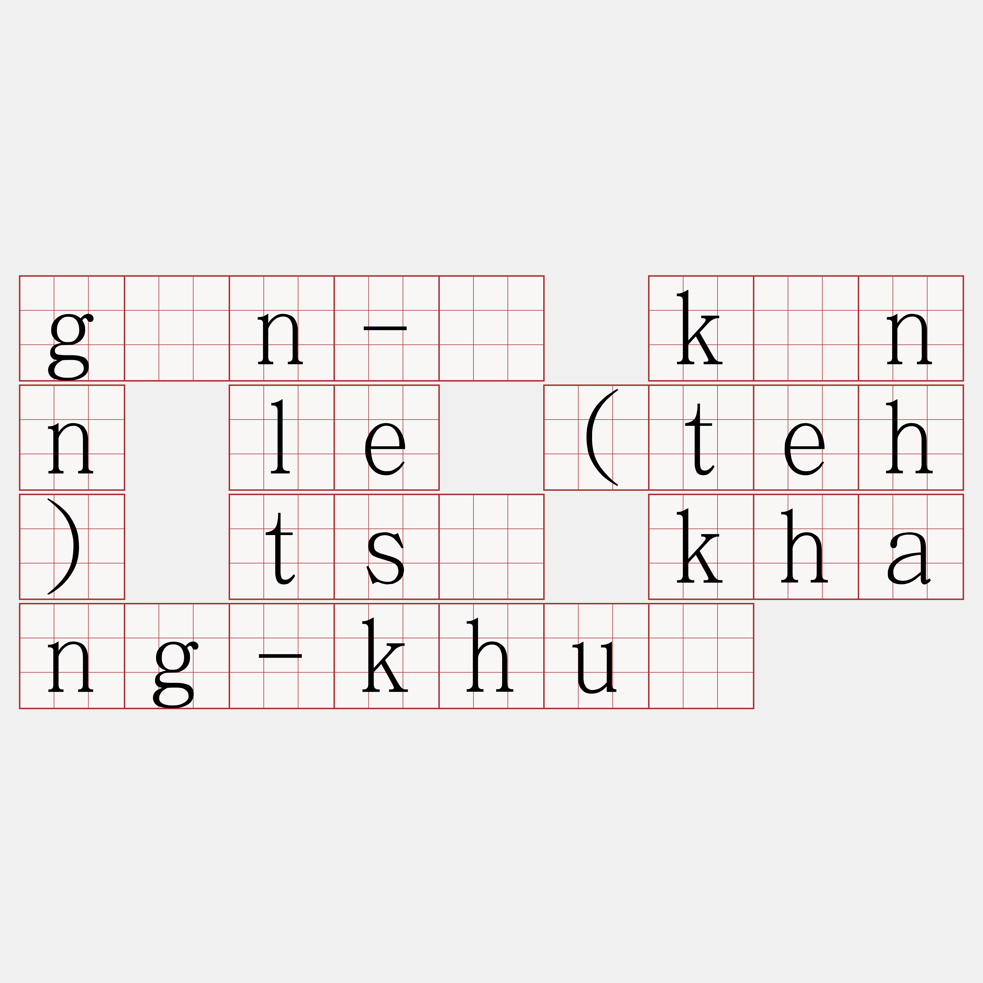 gín-á kânn le (teh) tsò khang-khuè